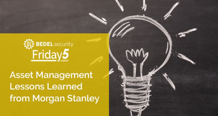 Asset Management Lessons Learned from Morgan Stanley
