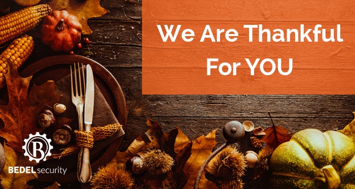 We Are Thankful For YOU